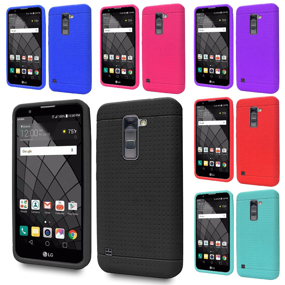 Soft Silicone Gel Rubber Skin Case Cover for LG Stylo 2 Plus / Stylus 2 ...